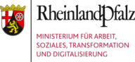 Logo des rheinland-pfälzischen Ministerium für Arbeit, Soziales, Transformation und Digitalisierung